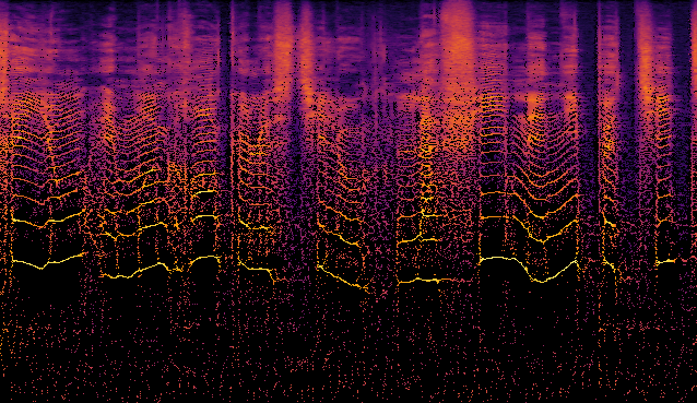 Voice Piano Enhanced Spectrogram